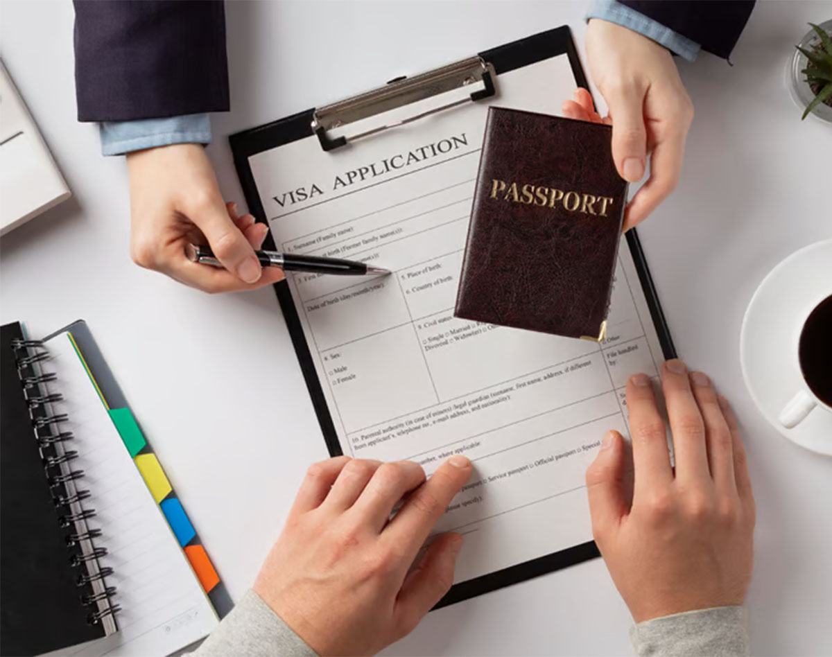 Visa and immigration documents