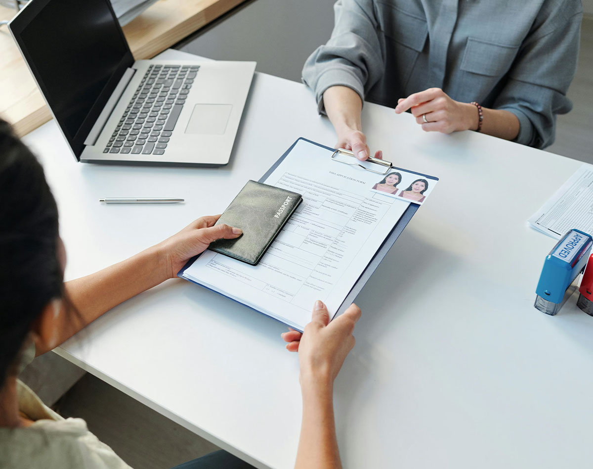 Visa and immigration documents
